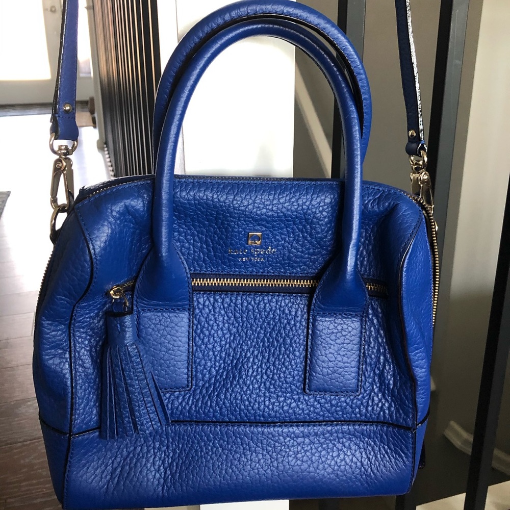 ⭐️ Like NEW - Kate Spade Cobalt Blue Purse ⭐️